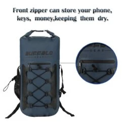 Buffalo Gear Portable Insulated Backpack Cooler Bag - Hands-free And Collapsible, Waterproof And Soft-Sided Cooler Backpack For Hiking, The Beach, Picnics,Camping, Fishing - Navy Blue,35 Liters,30 Can 13 Buffalo Gear Portable Insulated Backpack Cooler Bag - Hands-free And Collapsible, Waterproof And Soft-Sided Cooler Backpack For Hiking, The Beach, Picnics,Camping, Fishing - Navy Blue,35 Liters,30 Can -Backpack Shop 61ASG4lxduL