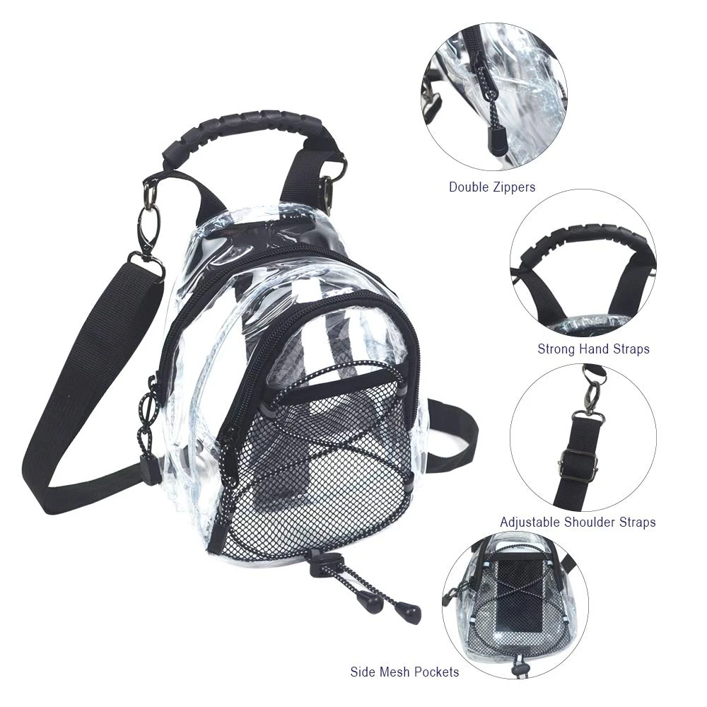 Magicbags Fashion Clear Fanny Pack, Stadium Approved Clear Crossbody Purse Bag,Multifunctional Waist Pack Perfect For Travel Festival Sports 5 Magicbags Fashion Clear Fanny Pack, Stadium Approved Clear Crossbody Purse Bag,Multifunctional Waist Pack Perfect For Travel Festival Sports - Image 5