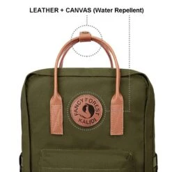 KALIDI Classic Backpack For Women,15 Inches Laptop Vintage Canvas Leather Backpack Camping Rucksack Travel Outdoor Daypack College School Bag (Army Green-Leather) 13 KALIDI Classic Backpack For Women,15 Inches Laptop Vintage Canvas Leather Backpack Camping Rucksack Travel Outdoor Daypack College School Bag (Army Green-Leather) -Backpack Shop 61CgFyGlRfL