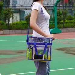 Magicbags Clear Tote Bag Stadium Approved,Adjustable Shoulder Strap And Zippered Top,Stadium Security Travel & Gym Clear Bag, Perfect For Work, School, Sports Games And Concerts-12" X12" X6"(Blue) 9 Magicbags Clear Tote Bag Stadium Approved,Adjustable Shoulder Strap And Zippered Top,Stadium Security Travel & Gym Clear Bag, Perfect For Work, School, Sports Games And Concerts-12" X12" X6"(Blue) -Backpack Shop 61ECHRAXp6L