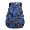 Ladyzone Camo School Backpack Lightweight Schoolbag Travel Camp Outdoor Daypack Bookbag For Your Children (Camouflage Blue（NS）)