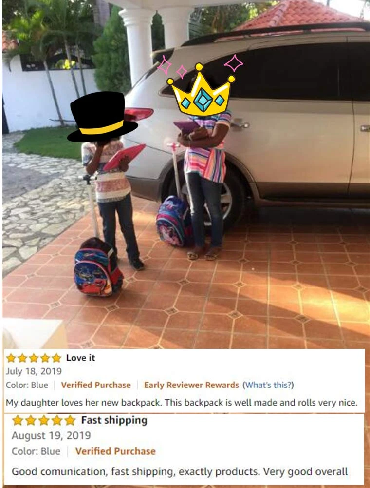 Meetbelify Girls Unicorn Rolling Backpacks Kids Backpack With Wheels For Girls School Bags With Lunch Box 2 Meetbelify Girls Unicorn Rolling Backpacks Kids Backpack With Wheels For Girls School Bags With Lunch Box - Image 2