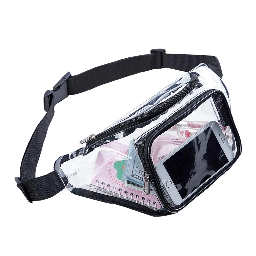 Magicbags Clear Fanny Pack,Stadium Approved Waist Pack For Festival, Games,Travel And Concerts 1 Magicbags Clear Fanny Pack,Stadium Approved Waist Pack For Festival, Games,Travel And Concerts