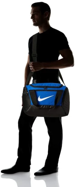NIKE Brasilia X-Small Duffel - 9.0, Game Royal/Black/White, Misc