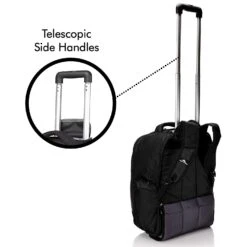 High Sierra Rev Wheeled Laptop Backpack, Black -Backpack Shop 61LssAETLgL