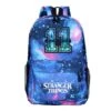DarkT S-Stranger Thing-s Backpack Starry Sky Grey School Backpack Travel Backpack For Boys And Girls