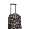 Rockland Luggage 17 Inch Rolling Backpack, GIRRAFE/PINK