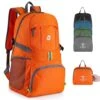 Lightweight Travel Backpack, 35L Water Resistant Packable Traveling/Hiking Backpack Daypack For Men & Women, Multipurpose Use, Orange