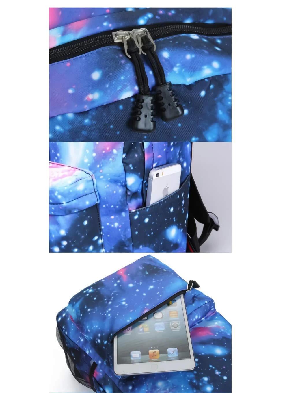 DarkT S-Stranger Thing-s Backpack Starry Sky Grey School Backpack Travel Backpack For Boys And Girls 2 DarkT S-Stranger Thing-s Backpack Starry Sky Grey School Backpack Travel Backpack For Boys And Girls - Image 2