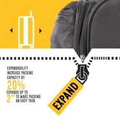 LUCAS Designer Luggage Collection - Expandable 28 Inch Softside Bag - Durable Large Ultra Lightweight Checked Suitcase With 8-Rolling Spinner Wheels (Black) 11 LUCAS Designer Luggage Collection - Expandable 28 Inch Softside Bag - Durable Large Ultra Lightweight Checked Suitcase With 8-Rolling Spinner Wheels (Black) -Backpack Shop 61Xw4h1EfzL