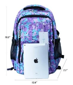 Meetbelify Kids Rolling Backpacks Luggage Six Wheels Unisex Trolley School Bags Purple 13 Meetbelify Kids Rolling Backpacks Luggage Six Wheels Unisex Trolley School Bags Purple -Backpack Shop 61cC6F99pOL