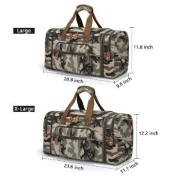 Plambag Canvas Duffle Bag For Travel, 50L Duffel Overnight Weekend Bag(Camouflage) -Backpack Shop 61cgnsAEf L