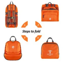 Lightweight Travel Backpack, 35L Water Resistant Packable Traveling/Hiking Backpack Daypack For Men & Women, Multipurpose Use, Orange -Backpack Shop 61dy7TYICIL