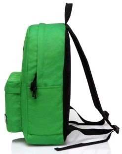 Lightweight Backpack For School, VASCHY Classic Basic Water Resistant Casual Daypack For Travel With Bottle Side Pockets (Green) -Backpack Shop 61h2Ha5eOHL