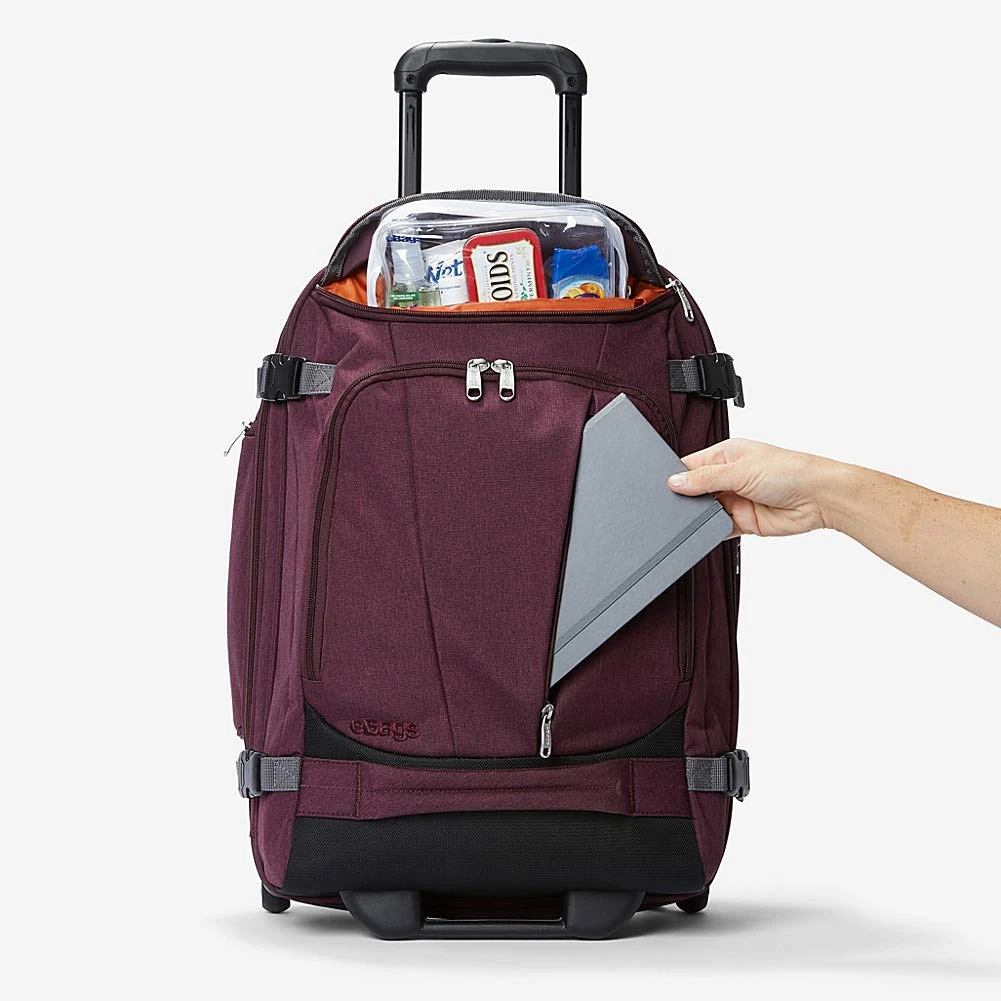 EBags TLS Mother Lode Rolling Weekender 22 Inch Travel Backpack With Wheels - Carry-On - (Heathered Graphite) 4 EBags TLS Mother Lode Rolling Weekender 22 Inch Travel Backpack With Wheels - Carry-On - (Heathered Graphite) - Image 4