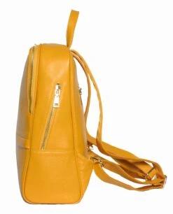 Coolcy Hot Style Women Real Genuine Leather Backpack Fashion Bag (Golden Yellow) -Backpack Shop 61lmqItVOjL