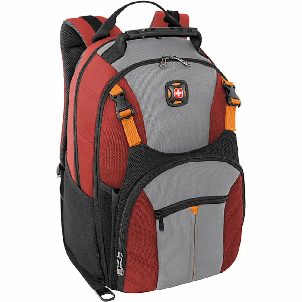 Swiss Gear Sherpa 16" Laptop Backpack Travel School Bag - Red 1 Swiss Gear Sherpa 16" Laptop Backpack Travel School Bag - Red