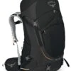 Osprey Packs Sirrus 50 Women's Backpacking Backpack, Black, Wxs/S, X-Small/Small