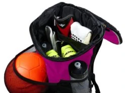 Soccer Backpack With Ball Holder Compartment - | Bag Fits All Soccer Equipment & Gym Gear (Pink) -Backpack Shop 71 S1O9xR6L