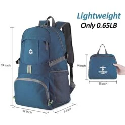 Packable Travel Hiking Backpack Daypack, Ultra Lightweight 35L Large Capacity Water Resistant Hiking Daypacks With Reflective Stripe Foldable Travel & Camping Backpack Casual Daypacks For Men & Women 13 Packable Travel Hiking Backpack Daypack, Ultra Lightweight 35L Large Capacity Water Resistant Hiking Daypacks With Reflective Stripe Foldable Travel & Camping Backpack Casual Daypacks For Men & Women -Backpack Shop 71 vsZo9 2BNL