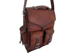 15" Vintage Leather Backpack Laptop Messenger Bag -Backpack Shop 711bxyX5xwL
