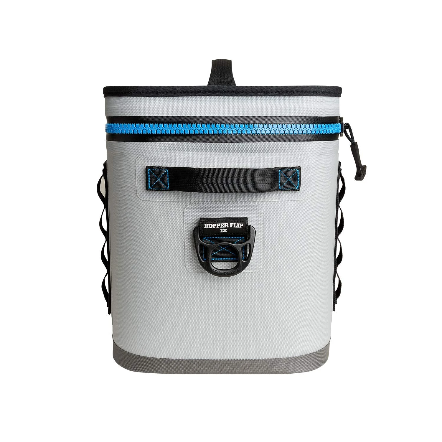 YETI Hopper Flip 18 Portable Cooler, Fog Gray/Tahoe Blue 6 YETI Hopper Flip 18 Portable Cooler, Fog Gray/Tahoe Blue - Image 6