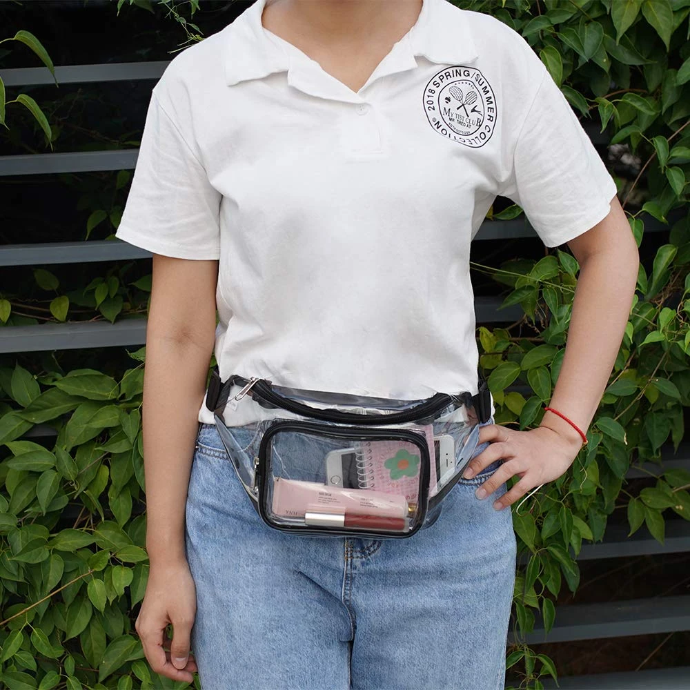 Magicbags Clear Fanny Pack,Stadium Approved Waist Pack For Festival, Games,Travel And Concerts 2 Magicbags Clear Fanny Pack,Stadium Approved Waist Pack For Festival, Games,Travel And Concerts - Image 2