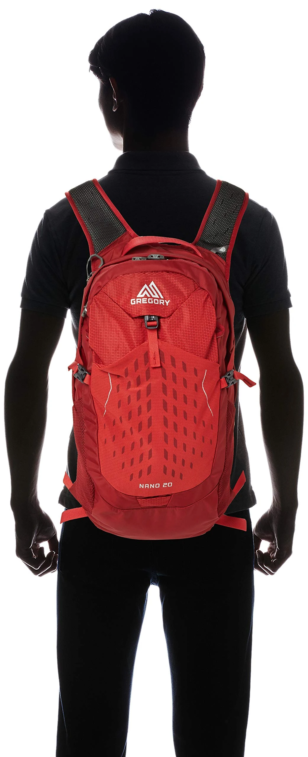 Gregory Mountain Products Nano 20 Liter Daypack, Fiery Red, One Size 2 Gregory Mountain Products Nano 20 Liter Daypack, Fiery Red, One Size - Image 2