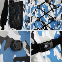 Buffalo Gear Portable Insulated Backpack Cooler Bag - Hands-Free And Collapsible, Waterproof And Soft-Sided Cooler Backpack For Hiking, Picnics,Camping, Fishing - Camouflage,35 Liters,30 Can -Backpack Shop 713M 0DVd7L