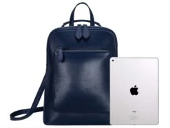 Heshe Women's Vintage Leather Backpack Casual Daypack For Ladies And Girls (Navy Blue) 13 Heshe Women's Vintage Leather Backpack Casual Daypack For Ladies And Girls (Navy Blue) -Backpack Shop 714Pp0zQSJL