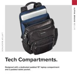 TUMI - Alpha Bravo Nellis Leather Laptop Backpack - 15 Inch Computer Bag For Men And Women - Black -Backpack Shop 716UCcVuxCL