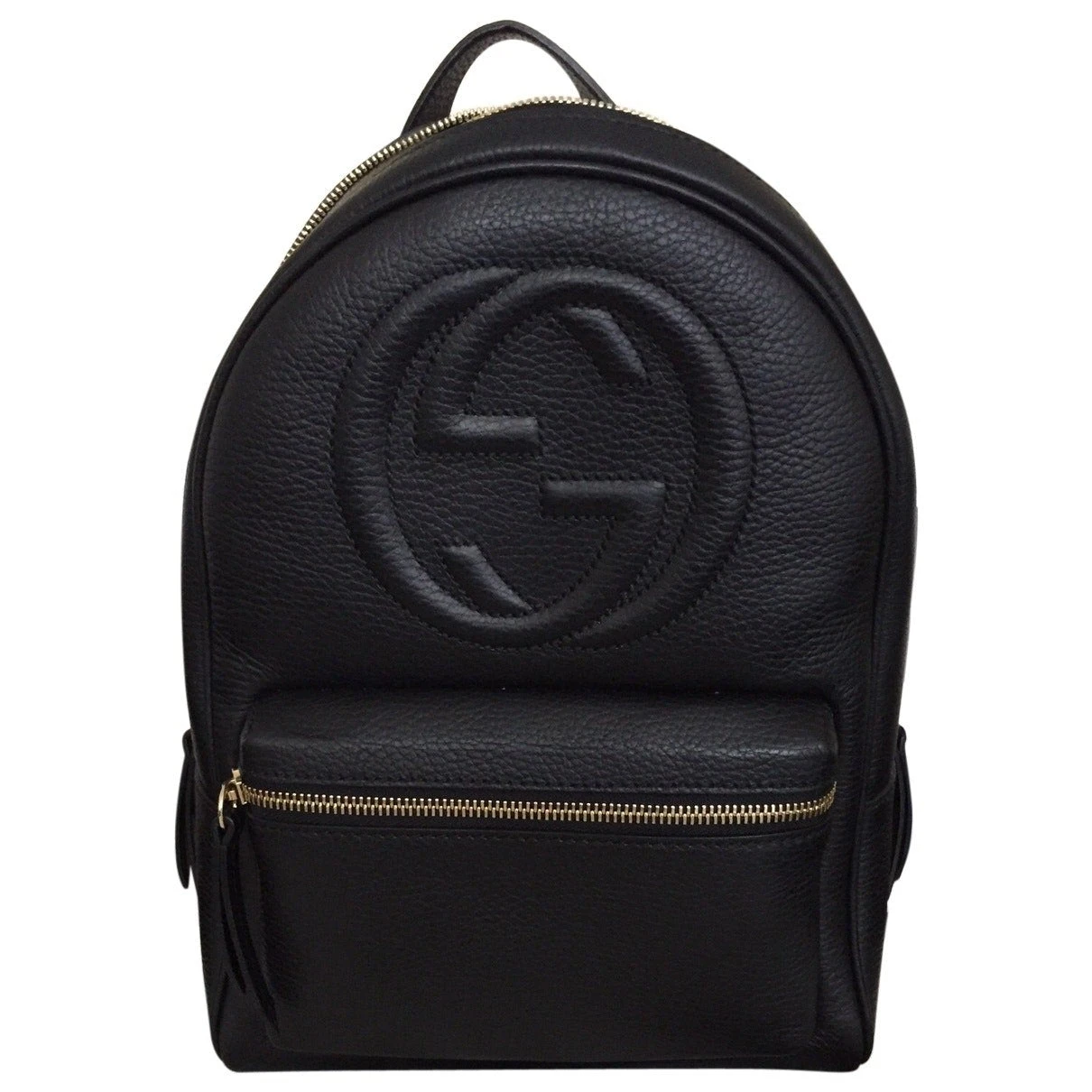 Gucci Soho Black Backpack Calf Leather Backpack Ladies Bag Italy New 1 Gucci Soho Black Backpack Calf Leather Backpack Ladies Bag Italy New