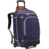 EBags TLS Mother Lode Rolling Weekender 22 Inch Travel Backpack With Wheels - Carry-On - (Brushed Indigo)