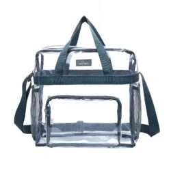 MAY TREE Clear Bag Stadium Approved, Cold-Resistant, Lightweight And Waterproof, Transparent Tote Bag And Gym Clear Bag, See Through Tote Bag For Work, Sports Games And Concerts-12 X12 X6 (Gray) -Backpack Shop 71888T3GuCL