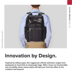 TUMI - Alpha Bravo Nellis Leather Laptop Backpack - 15 Inch Computer Bag For Men And Women - Black -Backpack Shop 719z pOpS7L
