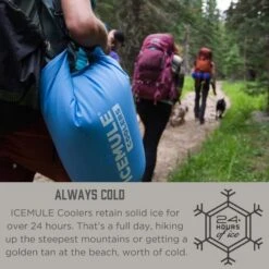 IceMule Classic Insulated Backpack Cooler Bag - Hands-Free, Collapsible, And Waterproof, This Portable Cooler Is An Ideal Sling Backpack For Hiking, The Beach, Picnics And Camping-Medium, Blue -Backpack Shop 71ABLgbCPsL