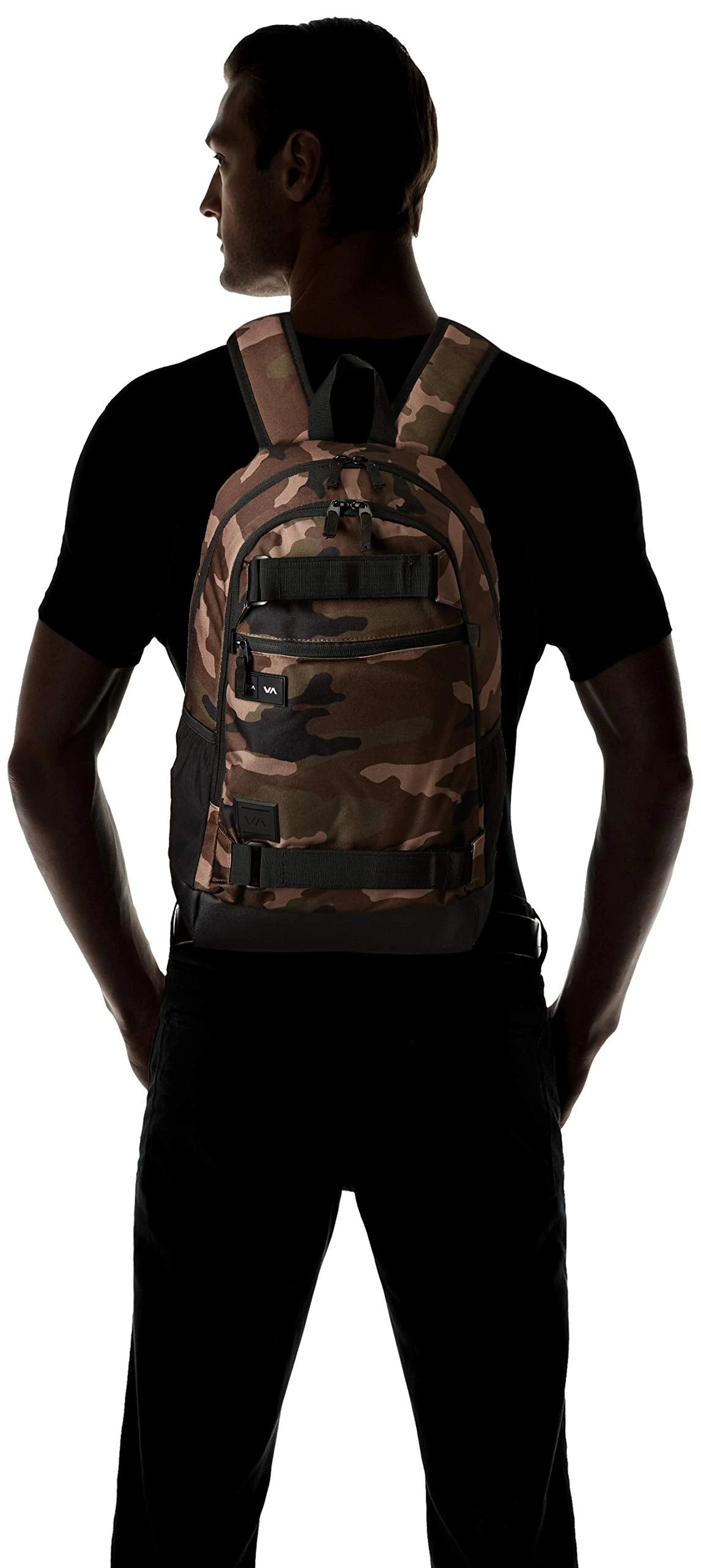 RVCA Men's Curb Skate Backpack, Camo, ONE SIZE 2 RVCA Men's Curb Skate Backpack, Camo, ONE SIZE - Image 2