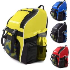 Soccer Backpack - Basketball Backpack - Youth Kids Ages 6 And Up - With Ball Compartment - All Sports Bag Gym Tote Soccer Futbol Basketball Football Volleyball