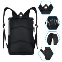 SEEHONOR Insulated Cooler Backpack Leakproof Soft Cooler Bag Lightweight Backpack Cooler 25 Cans Grey 10 SEEHONOR Insulated Cooler Backpack Leakproof Soft Cooler Bag Lightweight Backpack Cooler 25 Cans Grey -Backpack Shop 71CWVV55spL