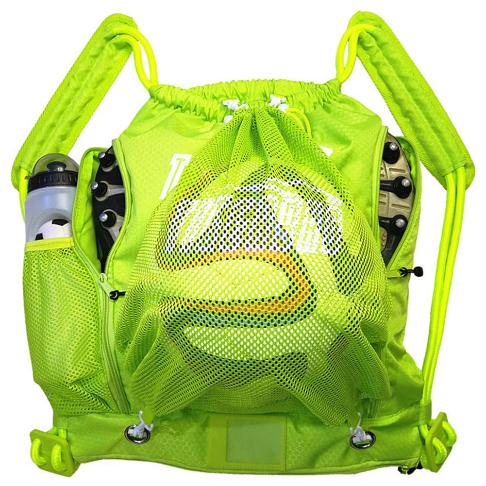 Tigerbro Soccer Backpack Basketball Sackpack With Detachable Mesh Sack Green Football Gear Bag With Nylon Ball Holder Shoe Compartment Waterproof For Boys Girls Women Men 1 Tigerbro Soccer Backpack Basketball Sackpack With Detachable Mesh Sack Green Football Gear Bag With Nylon Ball Holder Shoe Compartment Waterproof For Boys Girls Women Men