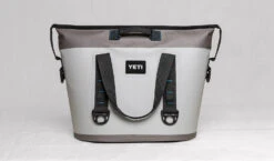 YETI Hopper Two 30 Portable Cooler, Fog Gray / Tahoe Blue 12 YETI Hopper Two 30 Portable Cooler, Fog Gray / Tahoe Blue -Backpack Shop 71FdE3PBWsL
