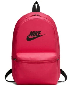 Nike Men Sportswear Heritage Backpack Gym Sport BA5749-666,Rush Pink/Black,One Size