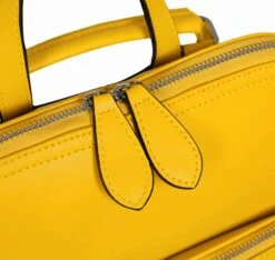 Heshe Women's Vintage Leather Backpack Casual Daypack For Ladies And Girls (Yellow) -Backpack Shop 71Ijzld6KhL