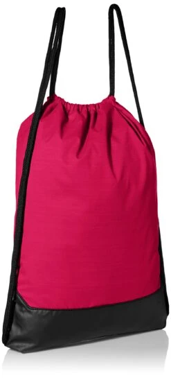 Nike Brasilia Training Gymsack, Drawstring Backpack With Zipper Pocket And Reinforced Bottom, Rush Pink/Rush Pink/White 7 Nike Brasilia Training Gymsack, Drawstring Backpack With Zipper Pocket And Reinforced Bottom, Rush Pink/Rush Pink/White -Backpack Shop 71Iob8ize L