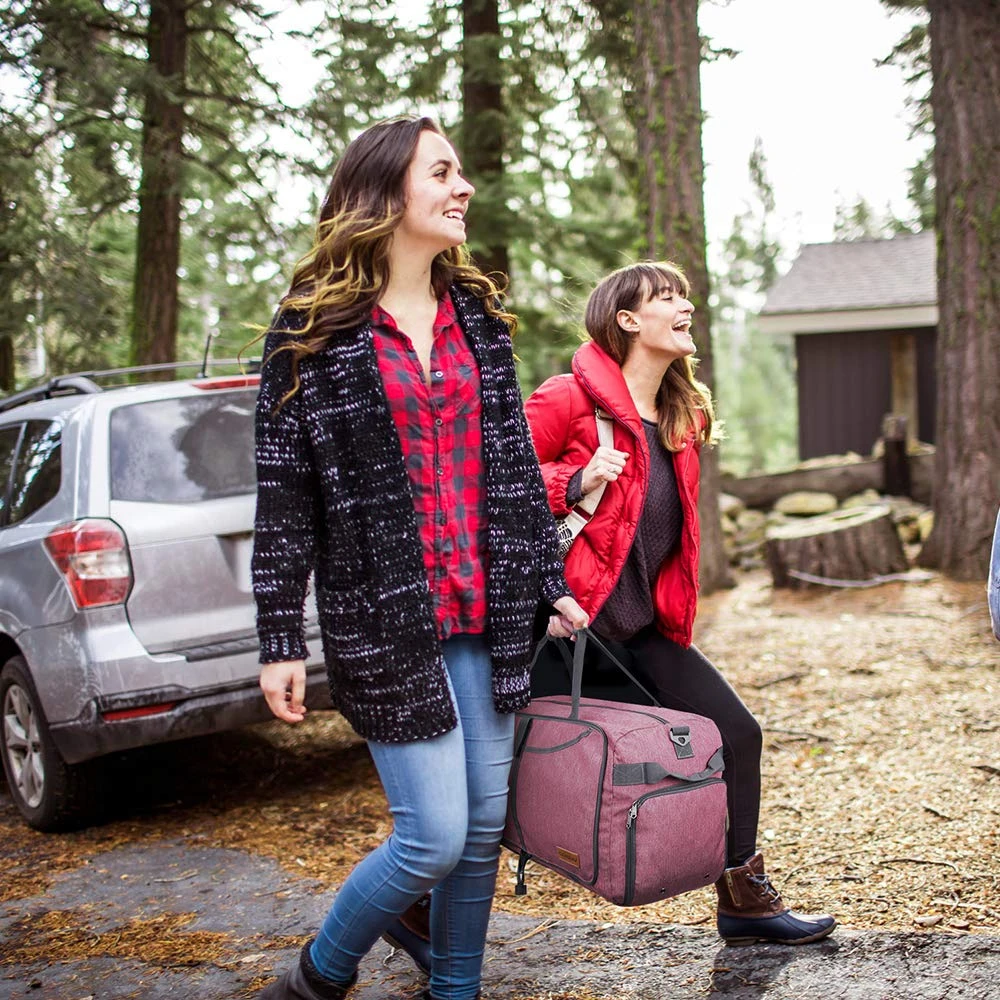 Canway 65L Travel Duffel Bag, Foldable Weekender Bag With Shoes Compartment For Men Women Water-proof & Tear Resistant 2 Canway 65L Travel Duffel Bag, Foldable Weekender Bag With Shoes Compartment For Men Women Water-proof & Tear Resistant - Image 2