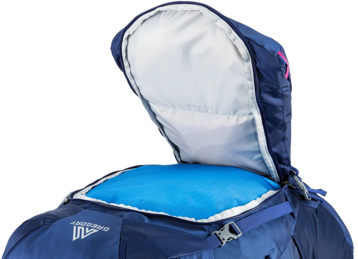 Gregory Mountain Products Deva 60 Liter Women's Backpack, Egyptian Blue, Small 3 Gregory Mountain Products Deva 60 Liter Women's Backpack, Egyptian Blue, Small - Image 3