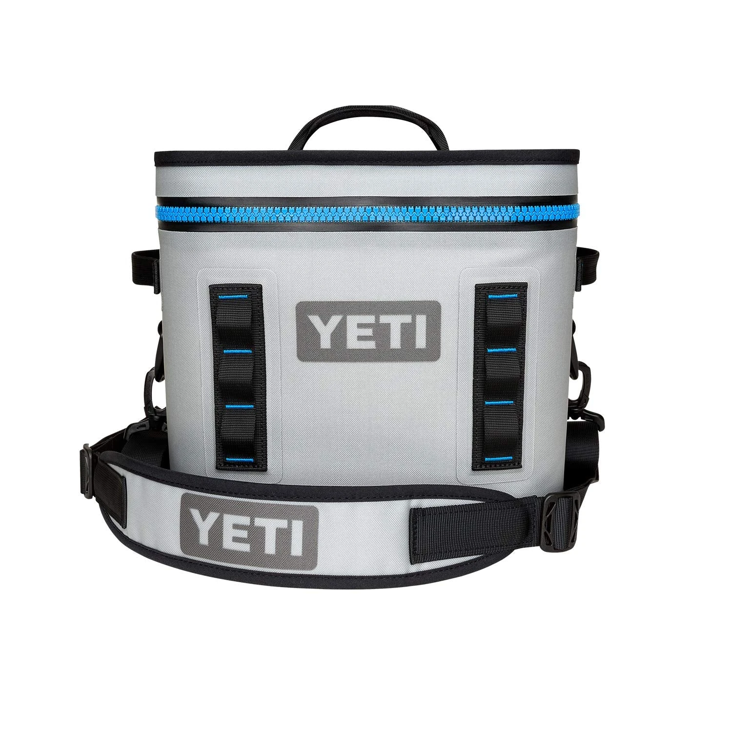 YETI Hopper Flip 12 Portable Cooler, Fog Gray/Tahoe Blue 1 YETI Hopper Flip 12 Portable Cooler, Fog Gray/Tahoe Blue