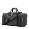 Plambag Canvas Duffle Bag For Travel, 50L Duffel Overnight Weekend Bag(Dark Gray)