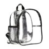 Stadium Approved Clear Mini Backpack Heavy Duty Transparent Backpack For Concert, Security Travel &Stadium