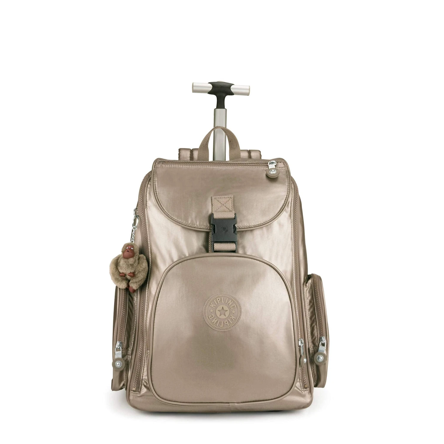 Kipling Alcatraz II Metallic Large Rolling Laptop Backpack Metallic Pewter 1 Kipling Alcatraz II Metallic Large Rolling Laptop Backpack Metallic Pewter